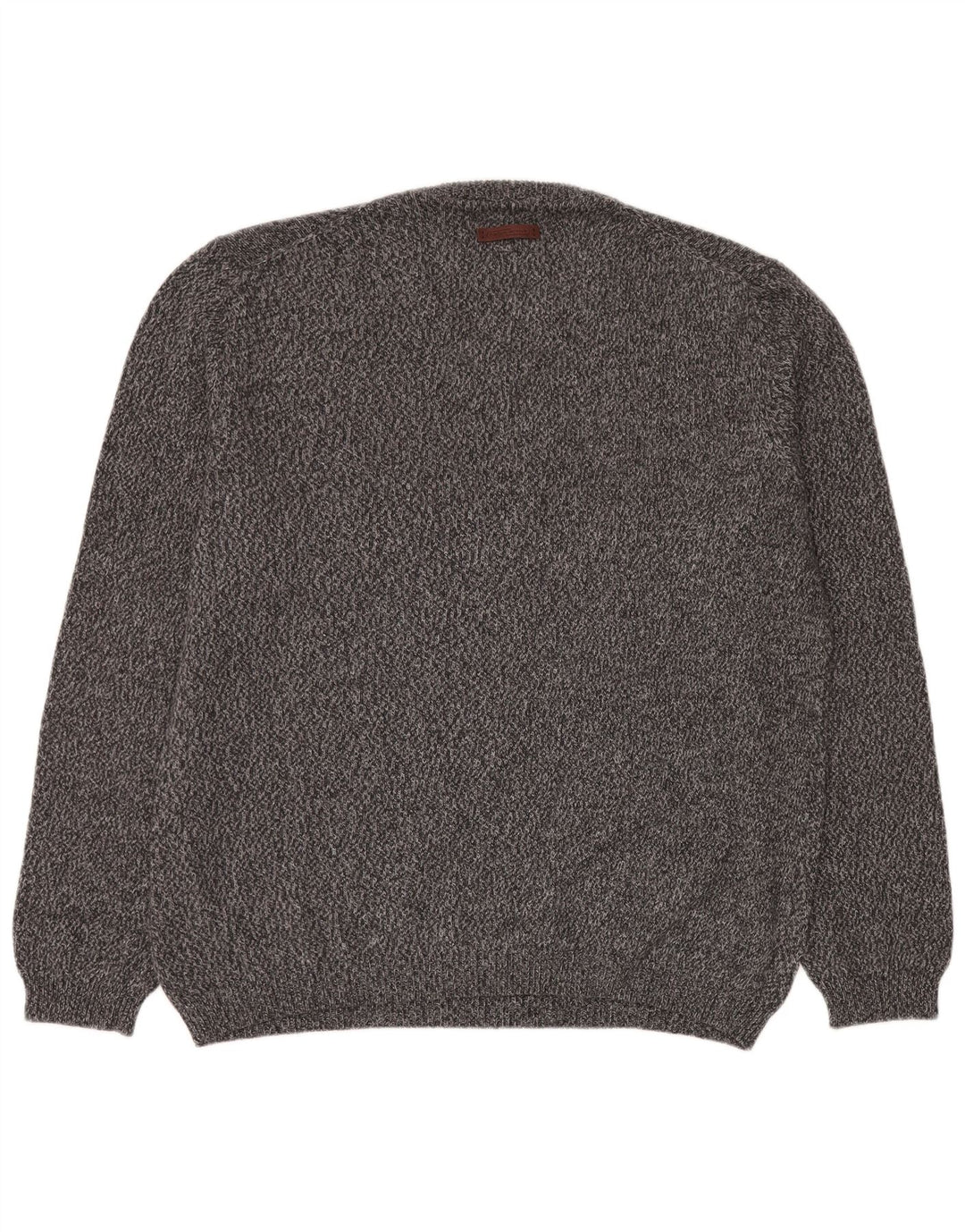 Suéter masculino Camel Active com decote em V XL azul marinho algodão manchado