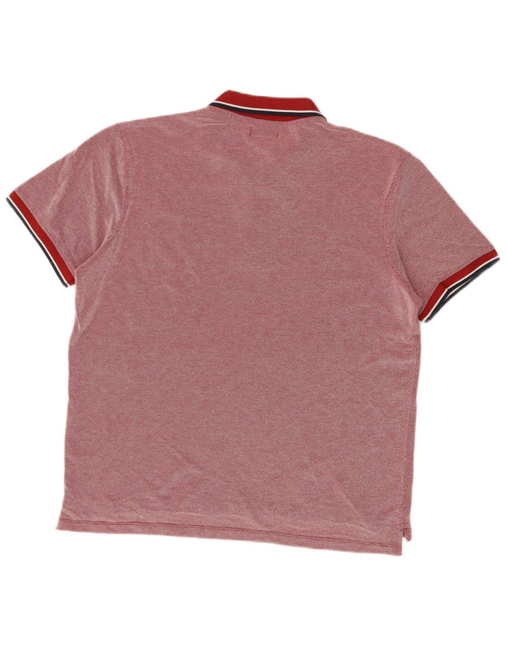 Camisa polo masculina JACK & JONES grande Borgonha