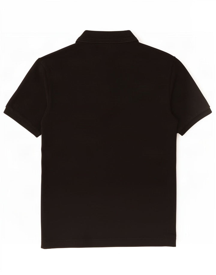 Camisa polo masculina G-Star de algodão preto médio