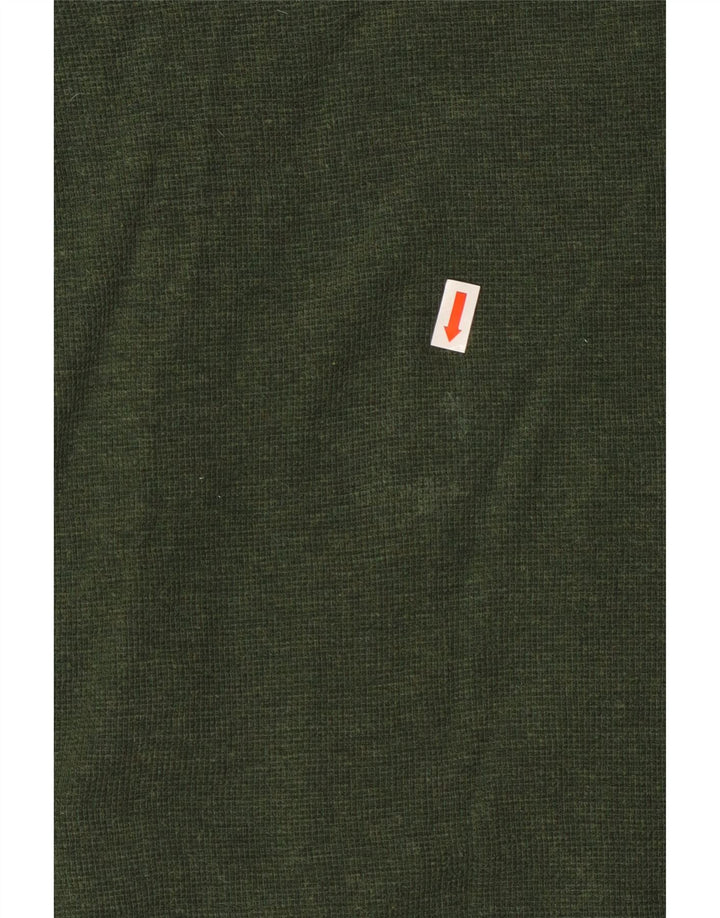 Camisa polo masculina de manga comprida Hugo Boss grande verde