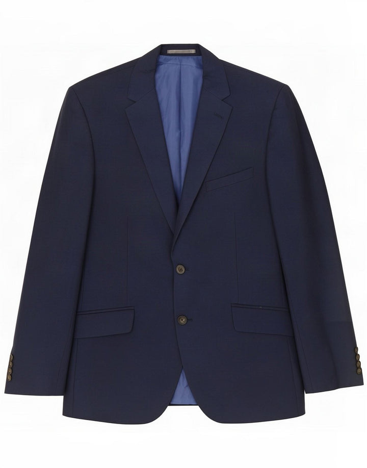 Jaqueta Blazer masculina de 2 botões Marks & Spencer Reino Unido 40 Azul marinho médio