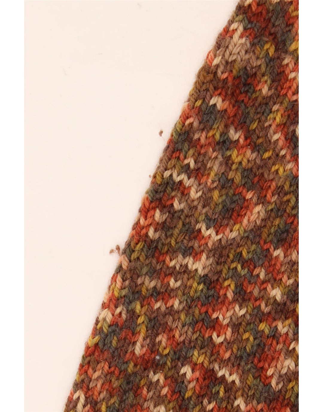 Suéter cardigã masculino vintage médio multicolorido manchado