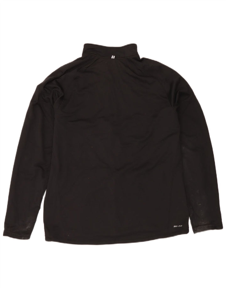 Nike Mens Dri Fit Tracksuit Top Jaqueta Grande Poliéster Preto