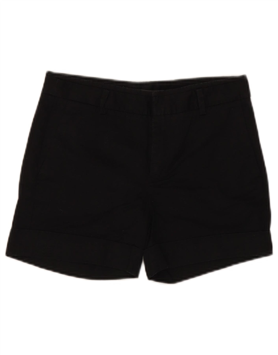 ZARA Shorts Chino Feminino EU 34 2XS W24 Algodão Preto