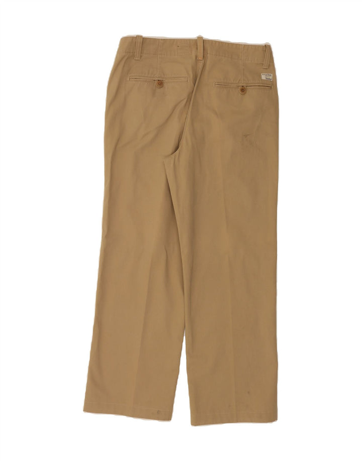 TIMBERLAND Mens Straight Casual Trousers W35 L30 Beige Cotton Vintage Timberland and Second-Hand Timberland from Messina Hembry 