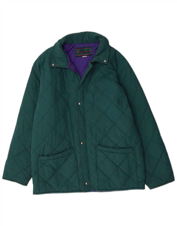 Jaqueta acolchoada masculina Fila UK 42 XL verde