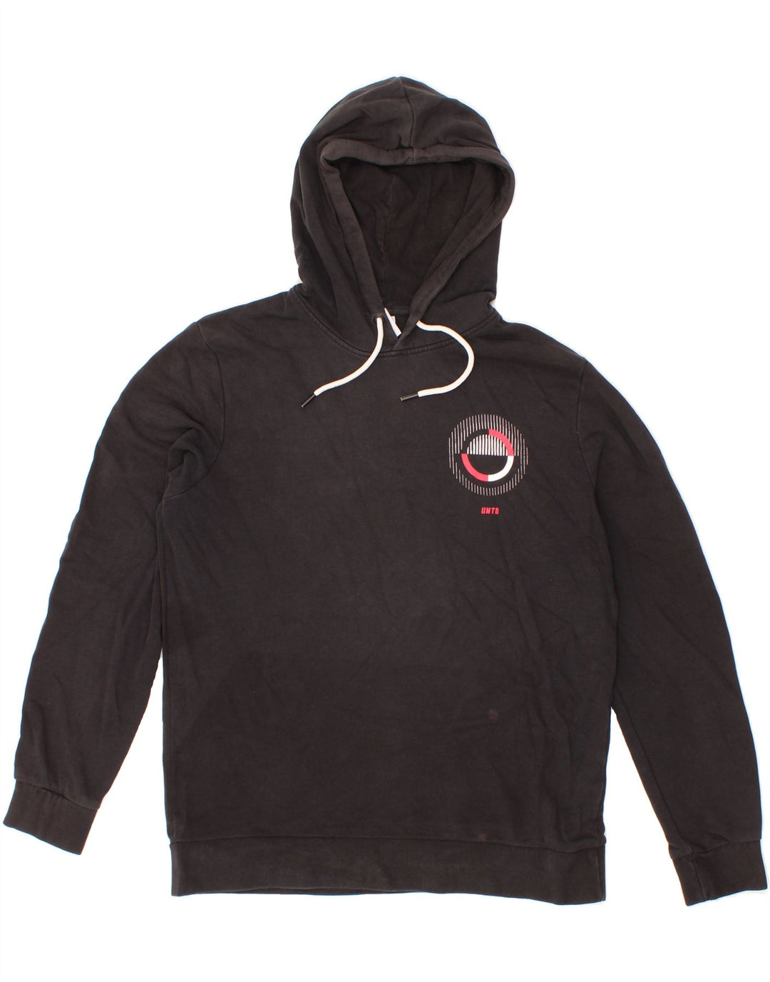 JACK & JONES Mens Hoodie Jumper Large Black Cotton Vintage Jack & Jones and Second-Hand Jack & Jones from Messina Hembry 