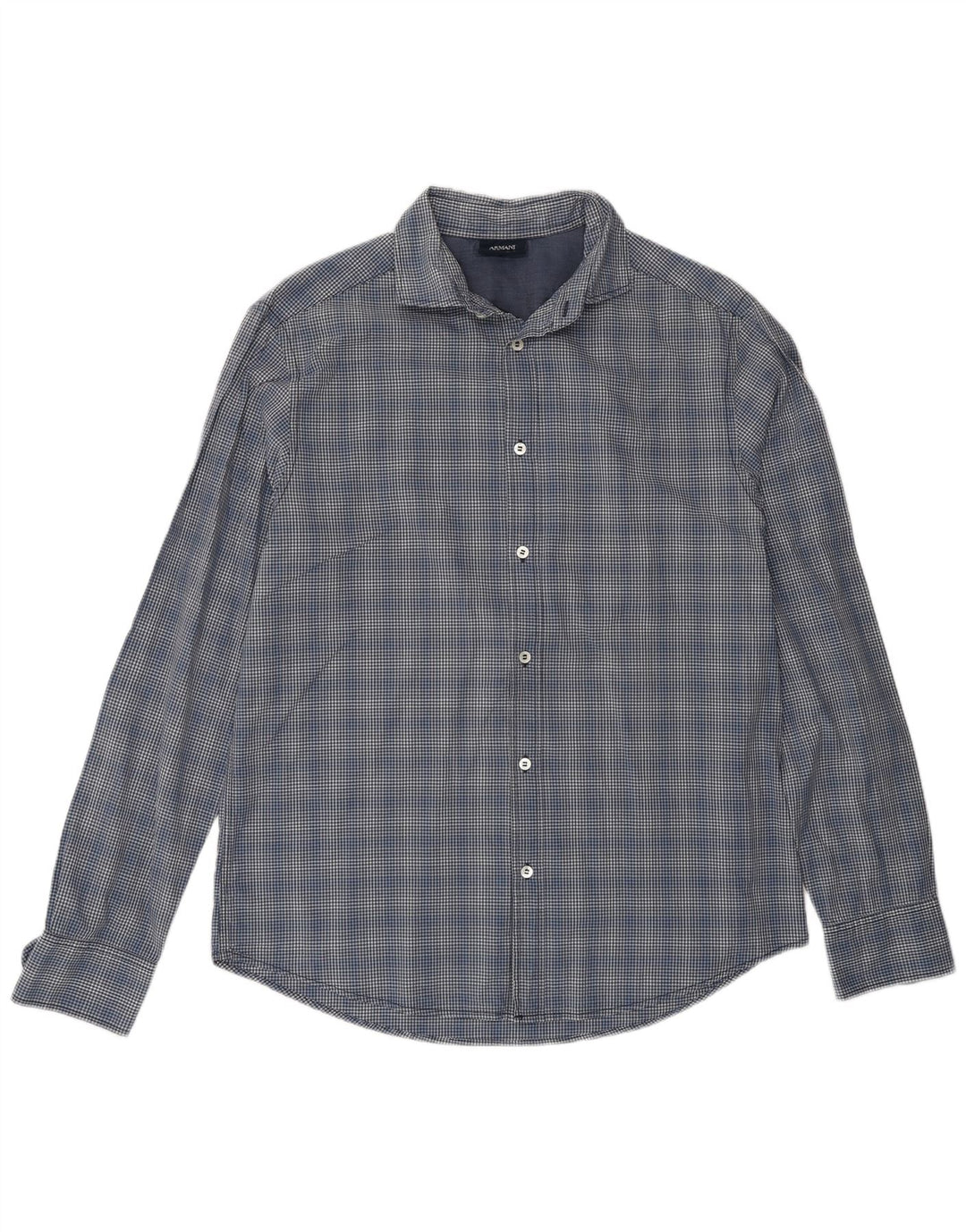 Camisa masculina Armani Jeans XL azul marinho guingão