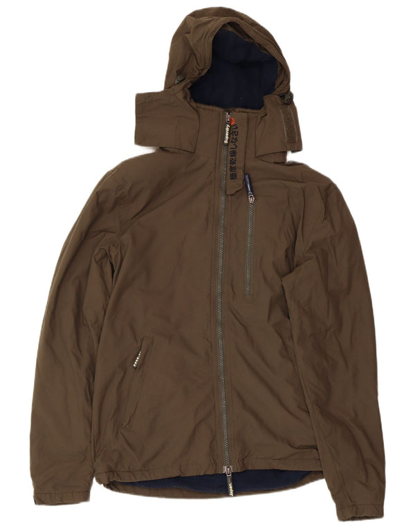 Jaqueta corta-vento masculina Superdry UK 36 poliéster verde pequeno