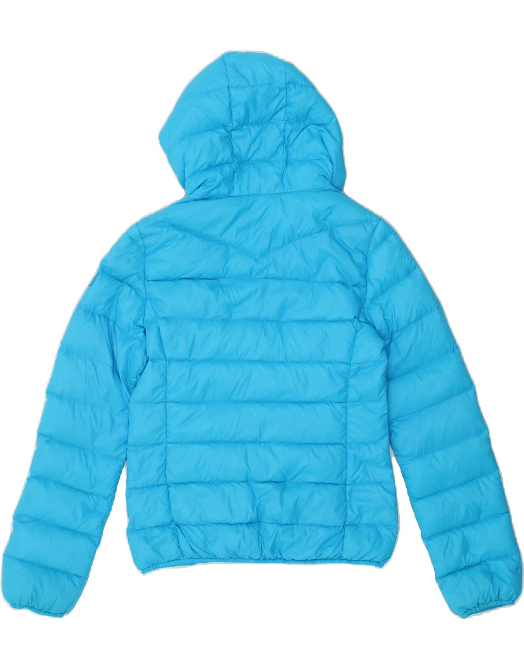 DIESEL Girls Hooded Padded Jacket 15-16 Years Blue Nylon Vintage Diesel and Second-Hand Diesel from Messina Hembry 