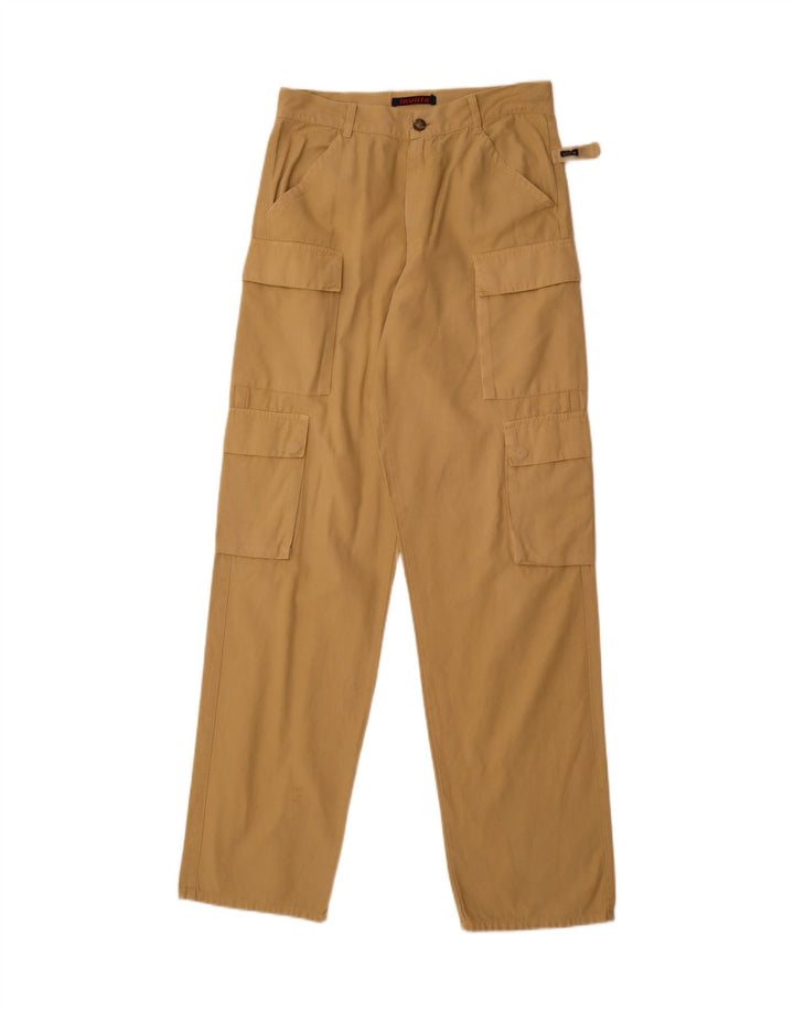 INVICTA Mens Straight Cargo Trousers IT 46 Small W30 L34 Beige Cotton Vintage Invicta and Second-Hand Invicta from Messina Hembry 