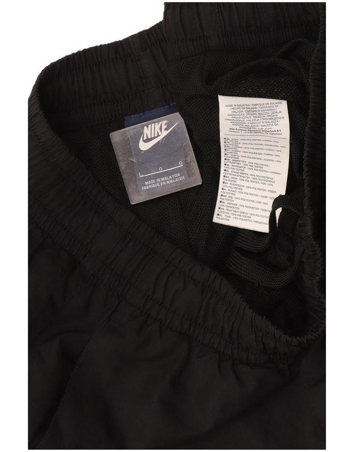Shorts de natação masculino Nike grande poliéster preto