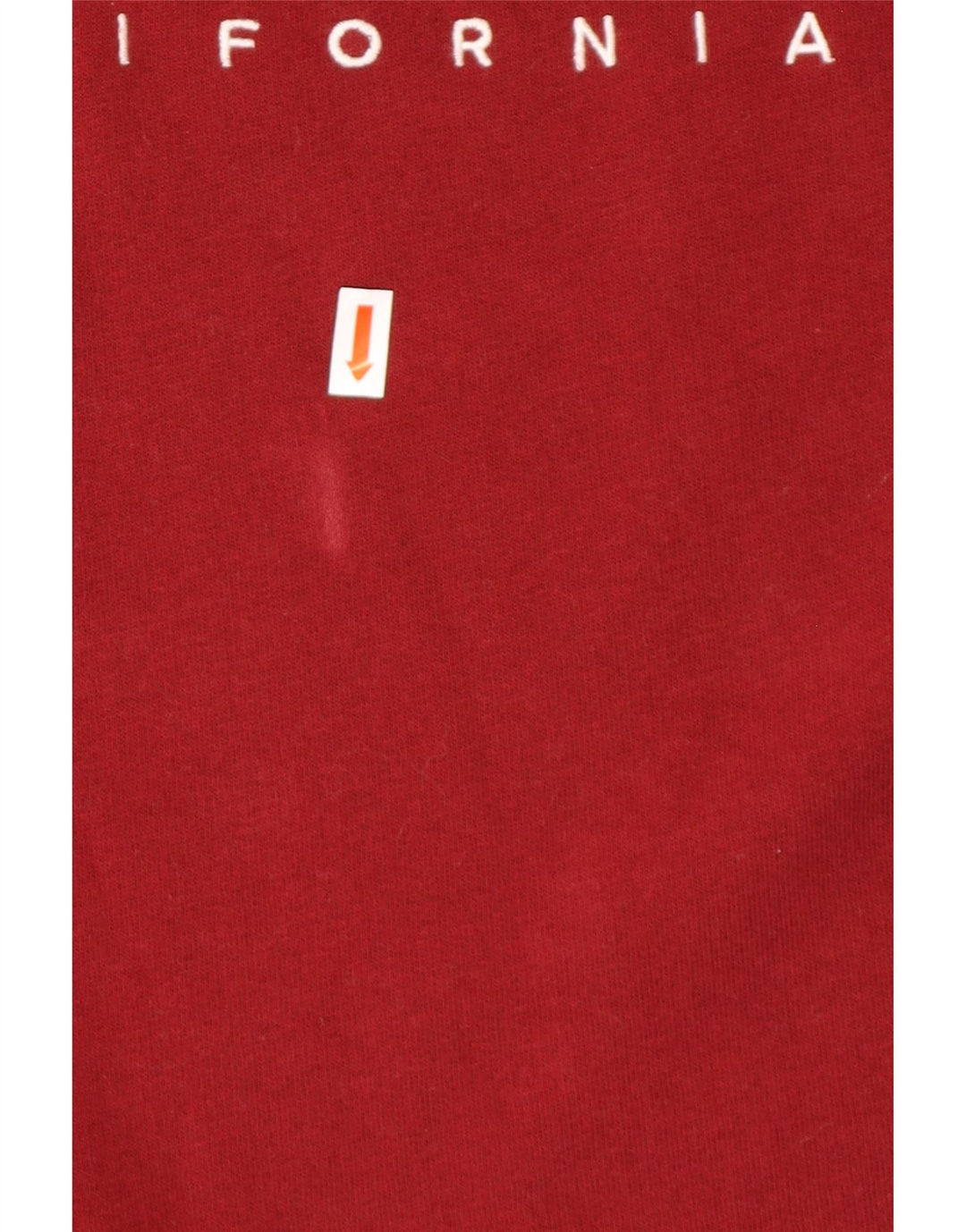 Suéter gráfico masculino HOLLISTER grande algodão Borgonha