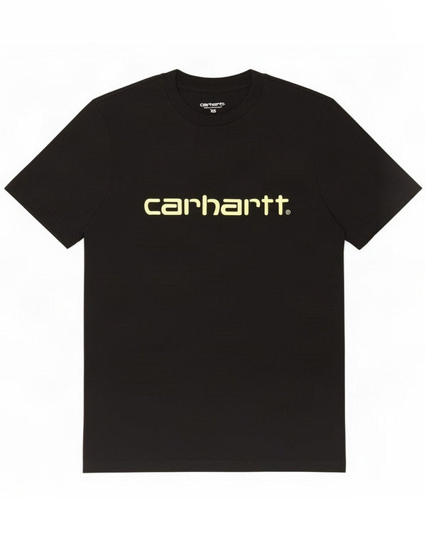 Carhartt Mens Graphic T-Shirt Top XS Algodão Preto
