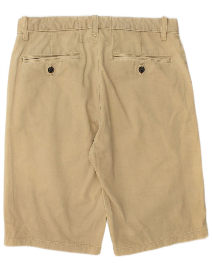 JACK WILLS Mens Chino Shorts Pequeno W32 Algodão Bege