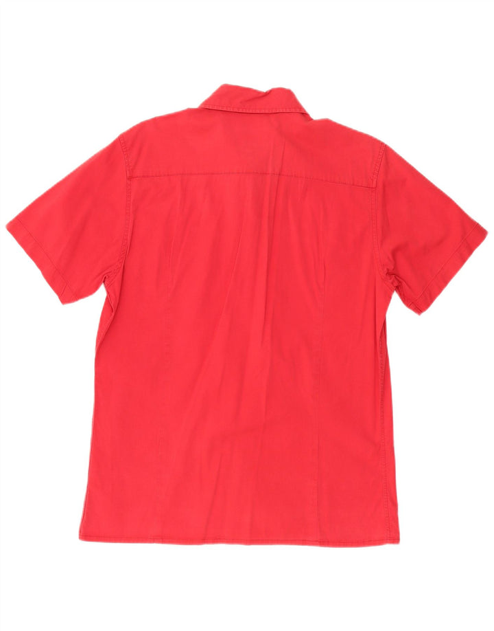 CALVIN KLEIN JEANS Camisa masculina de manga curta grande vermelha