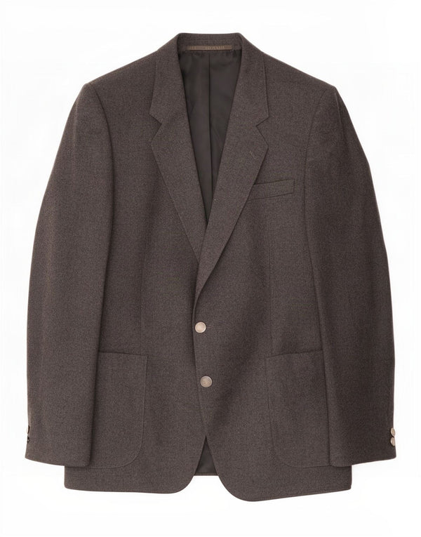 Jaqueta Blazer Masculina Giuliano com 2 Botões Reino Unido 38 Cinza Médio