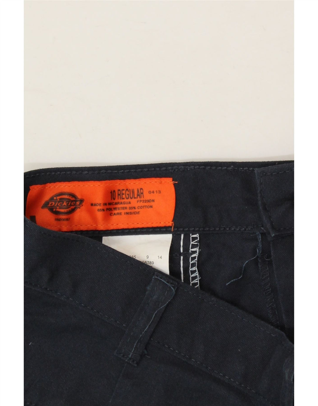 Calça cargo feminina reta Dickies US 10 grande W32 L32 azul marinho