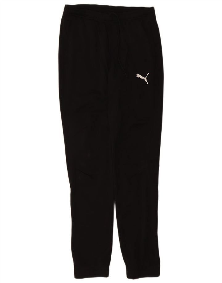 Calça de treino masculina PUMA poliéster preto médio