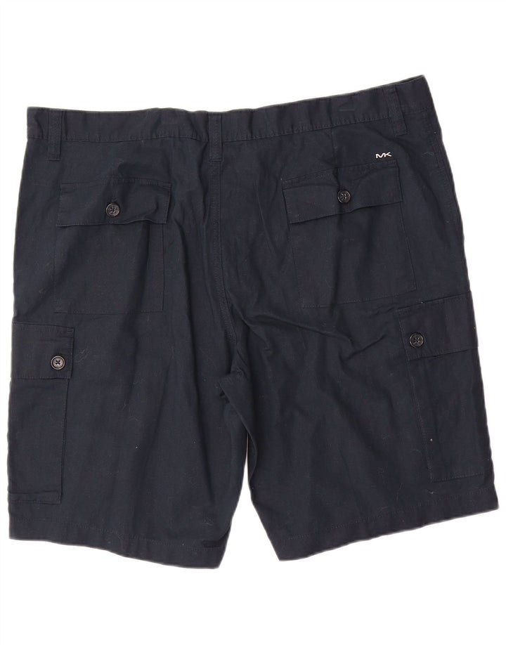 Shorts cargo masculino Michael Kors W40 XL linho azul marinho