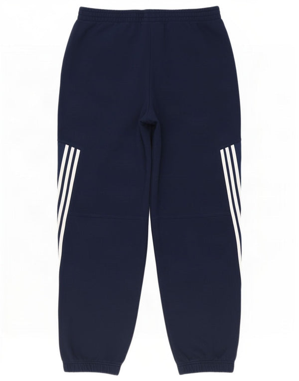 Adidas Mens Calças de treino Joggers XL Azul marinho Colourblock Algodão