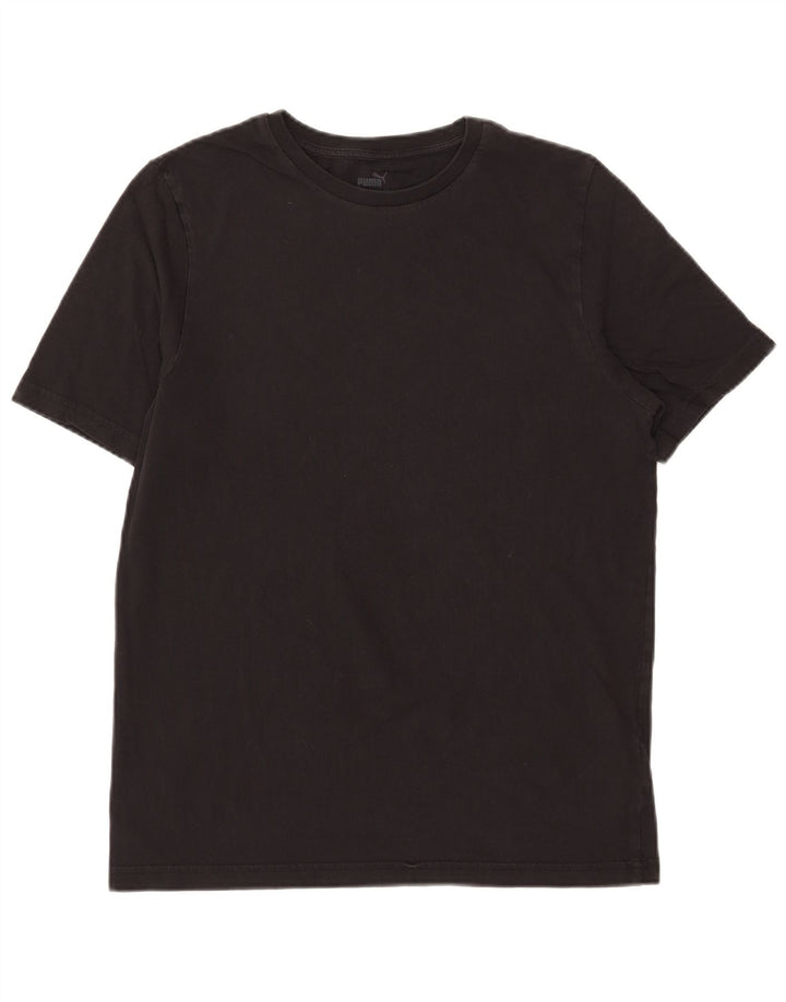 Camiseta masculina PUMA Top médio algodão preto