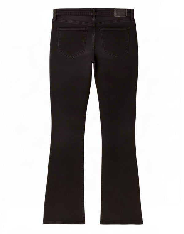 Calça jeans feminina Levi's 715 Bootcut W32 L30 algodão preto