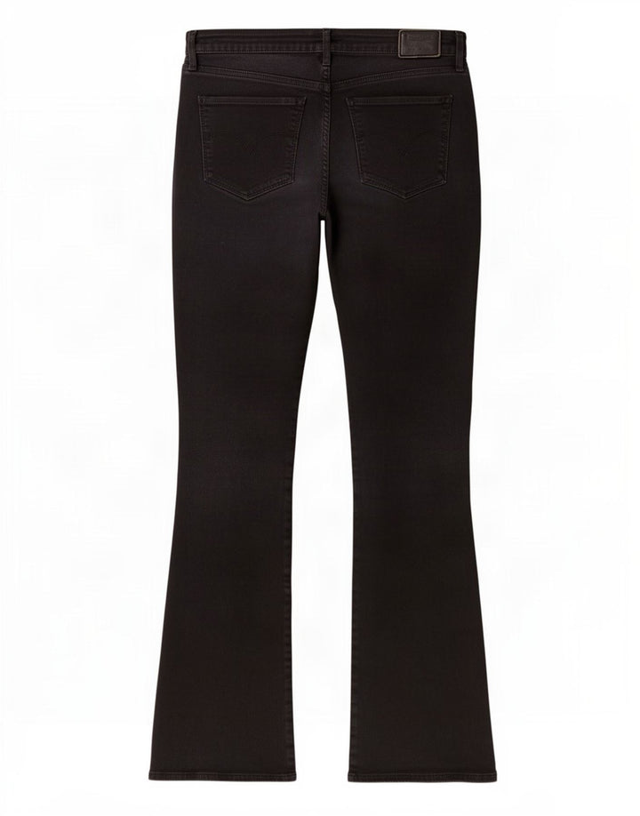 Calça jeans feminina Levi's 715 Bootcut W32 L30 algodão preto