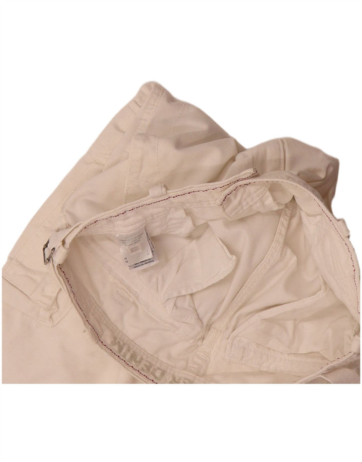 Calça cargo reta masculina TOMMY HILFIGER W32 L32 algodão branco