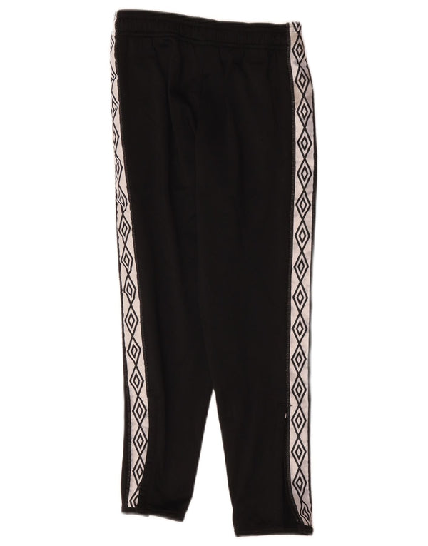 Calça de treino Umbro Boys Petit 6-7 anos pequena preta colorblock
