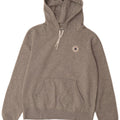 Jumper com capuz feminino CONVERSE UK 16 grande algodão cinza