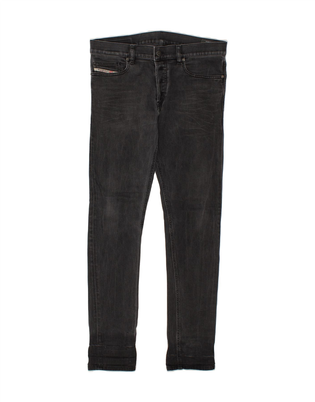 DIESEL Masculino Slim Jeans W32 L32 Algodão Preto