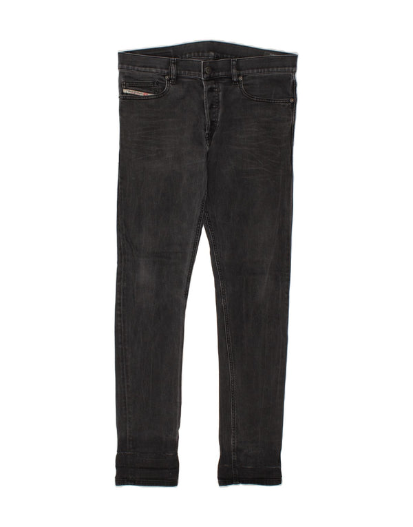 DIESEL Masculino Slim Jeans W32 L32 Algodão Preto