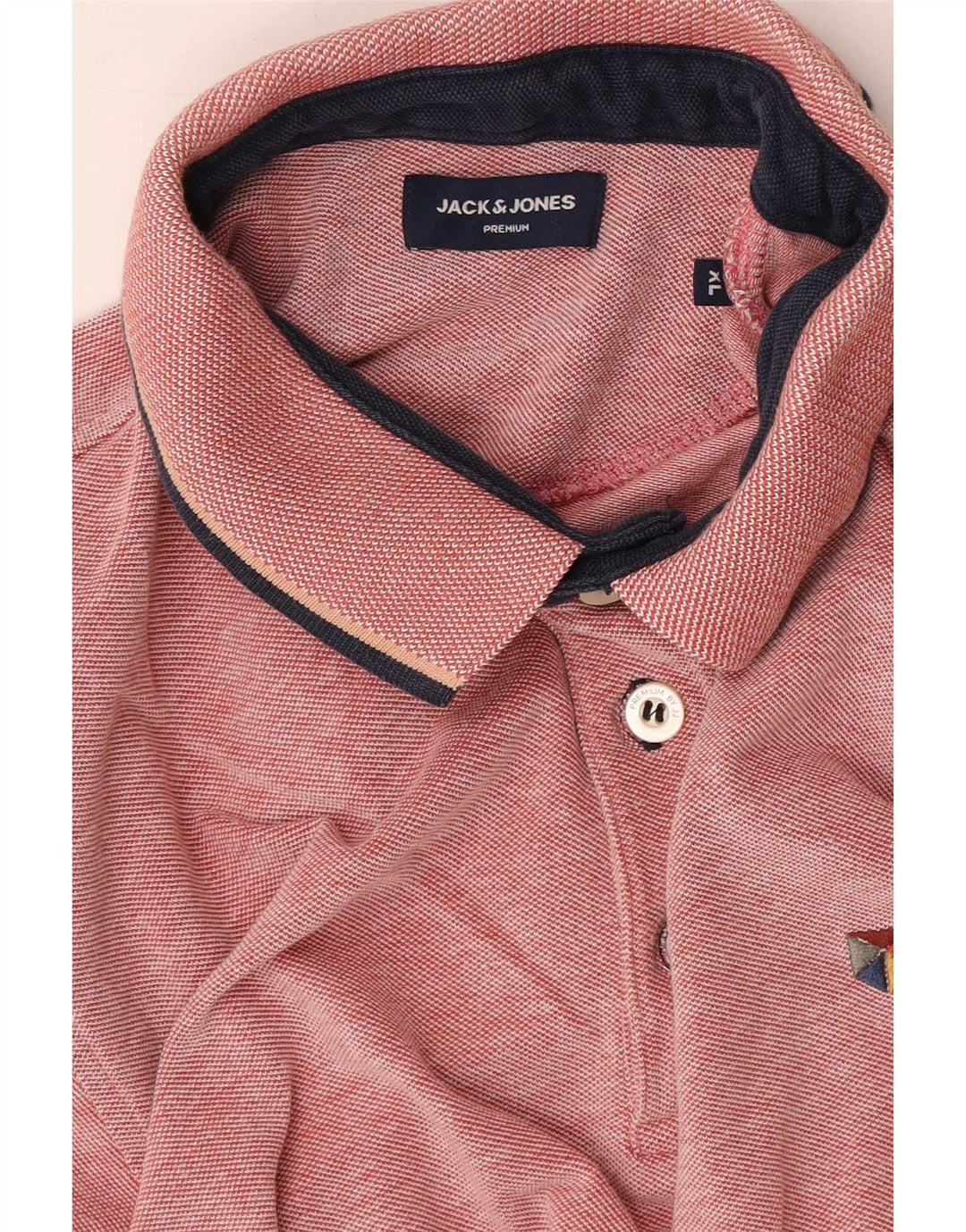 Camisa polo masculina Jack & Jones XL vermelha