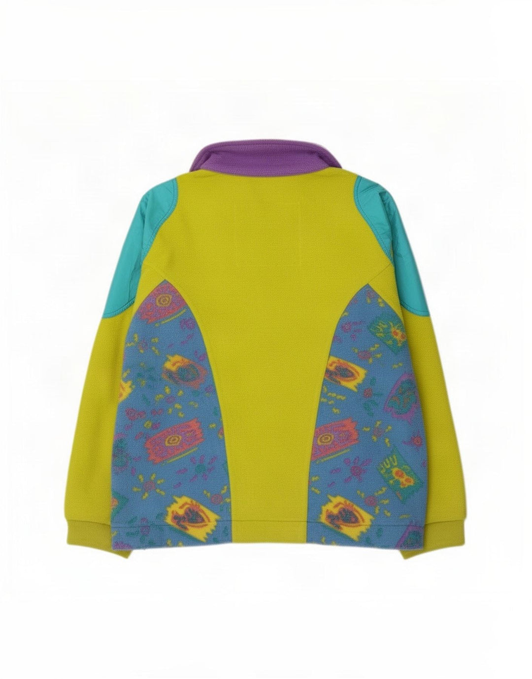 Jaqueta de lã feminina Bailo UK 42 XL multicolorido bloco colorido