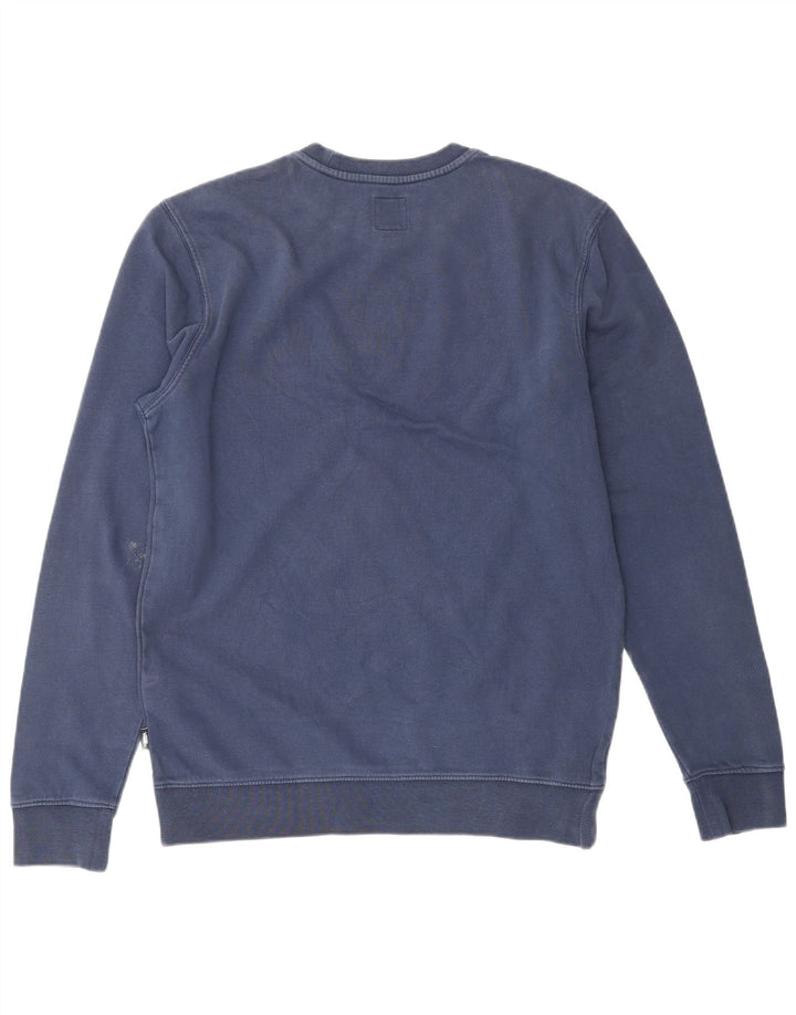 VANS masculino gráfico moletom jumper pequeno azul marinho algodão