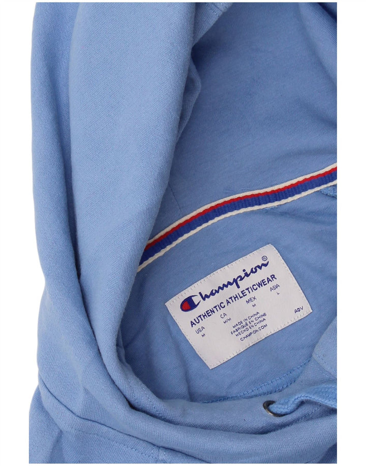 Jumper com capuz gráfico masculino Champion azul médio