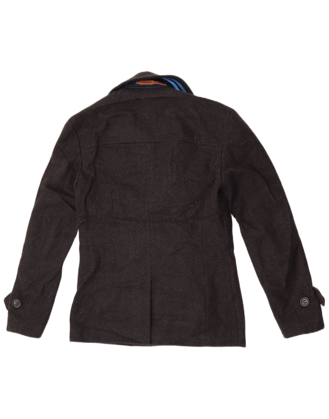 Casaco masculino Superdry Commodity Pea UK 36 pequeno lã preta
