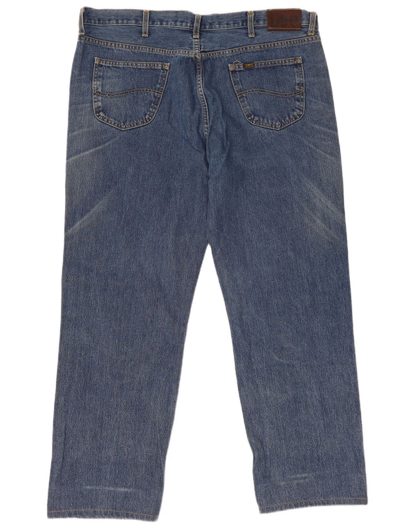 Calça jeans reta masculina Lee W42 L31 azul
