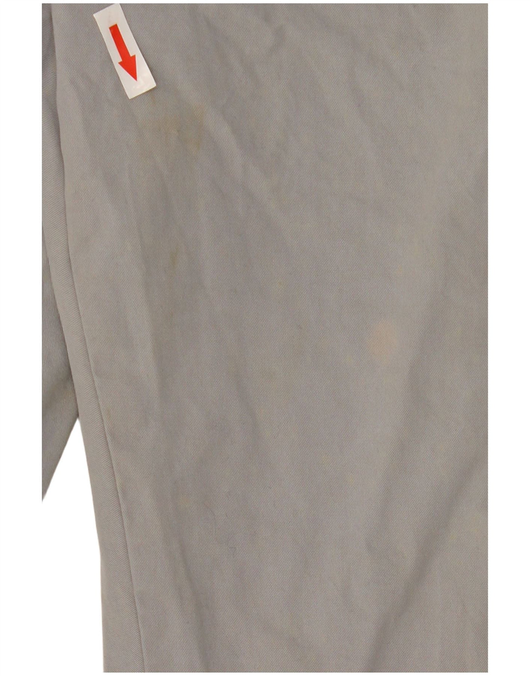 Calça chino reta masculina Ted Baker W36 L31 algodão cinza
