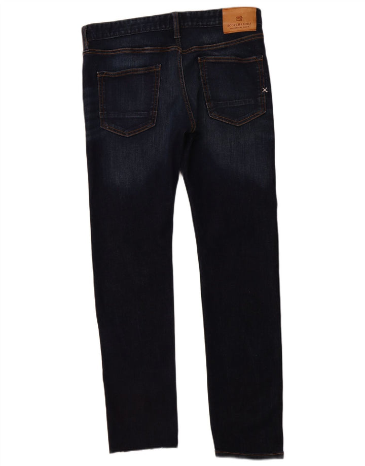 SCOTCH & SODA Masculino Ralston Slim Jeans W31 L32 Azul Marinho Algodão
