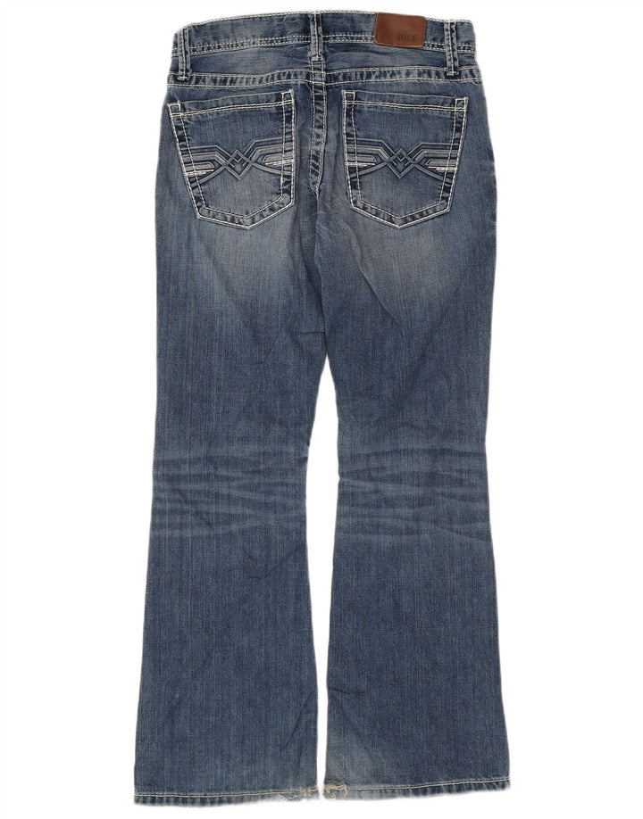 Calça jeans feminina BKE Fulton Bootcut W29 L29 azul algodão