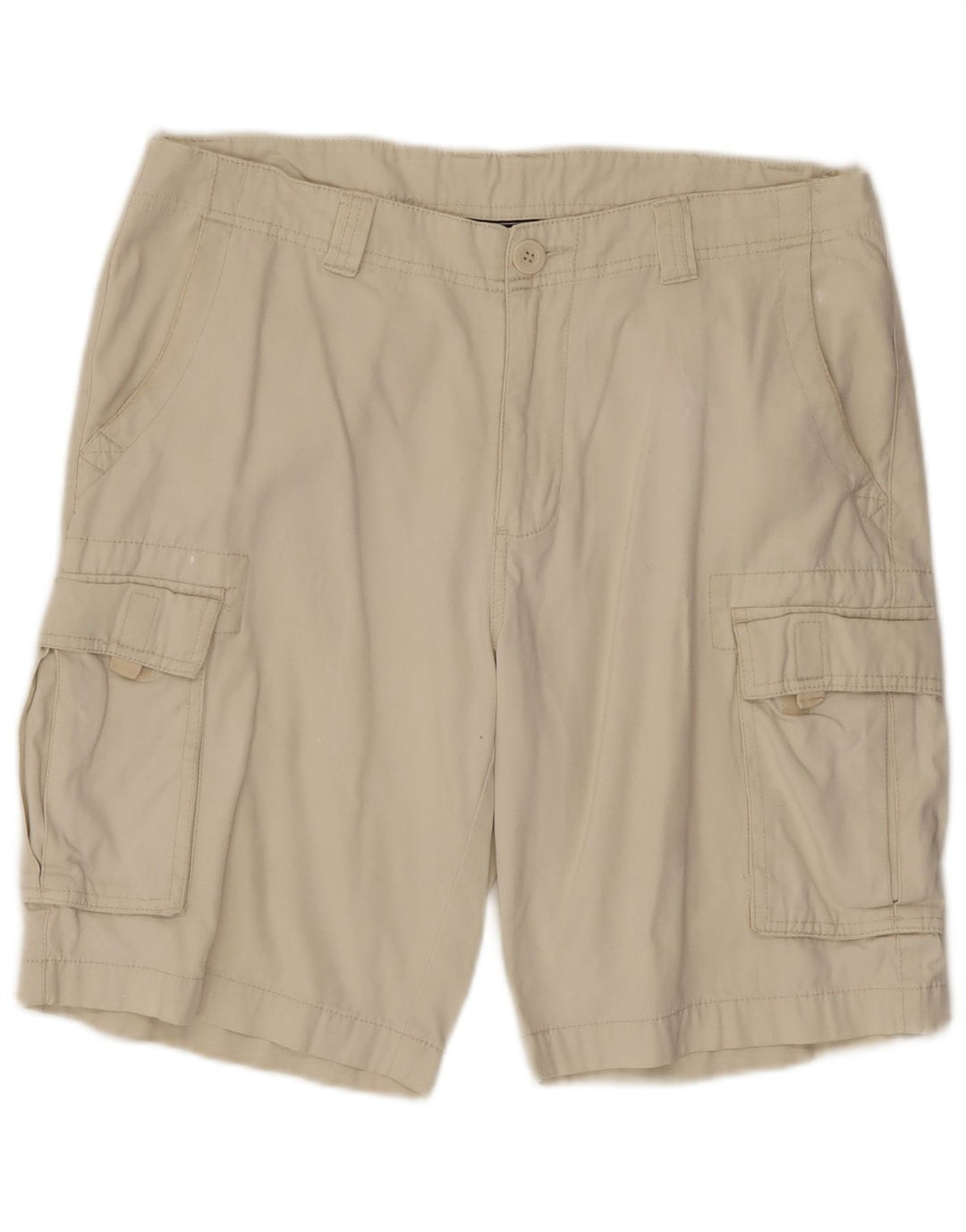 Fila Mens Cargo Shorts Grande W34 Off White Algodão