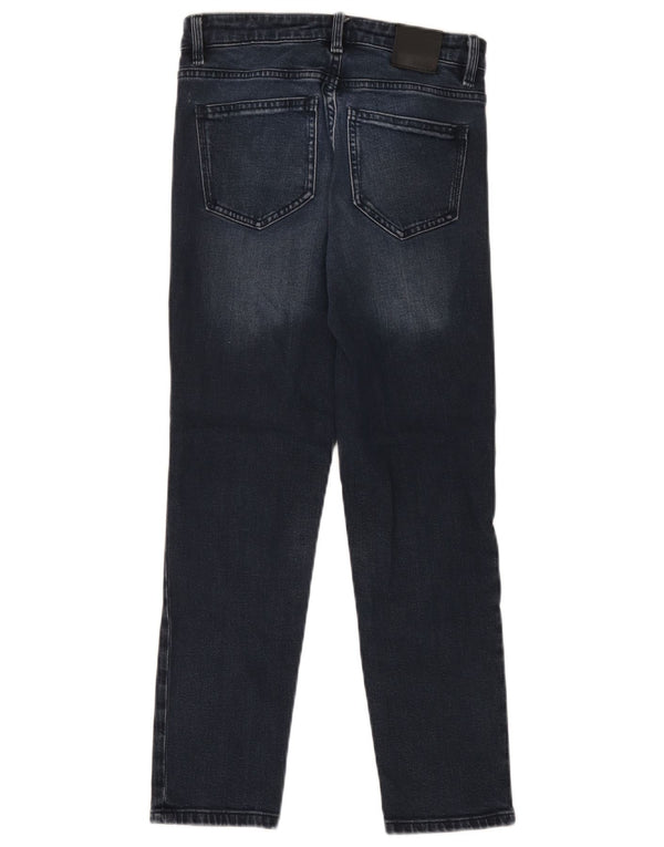 Jeans Slim Feminino Massimo Dutti EU 34 2XS W24 L25 Azul Marinho Algodão