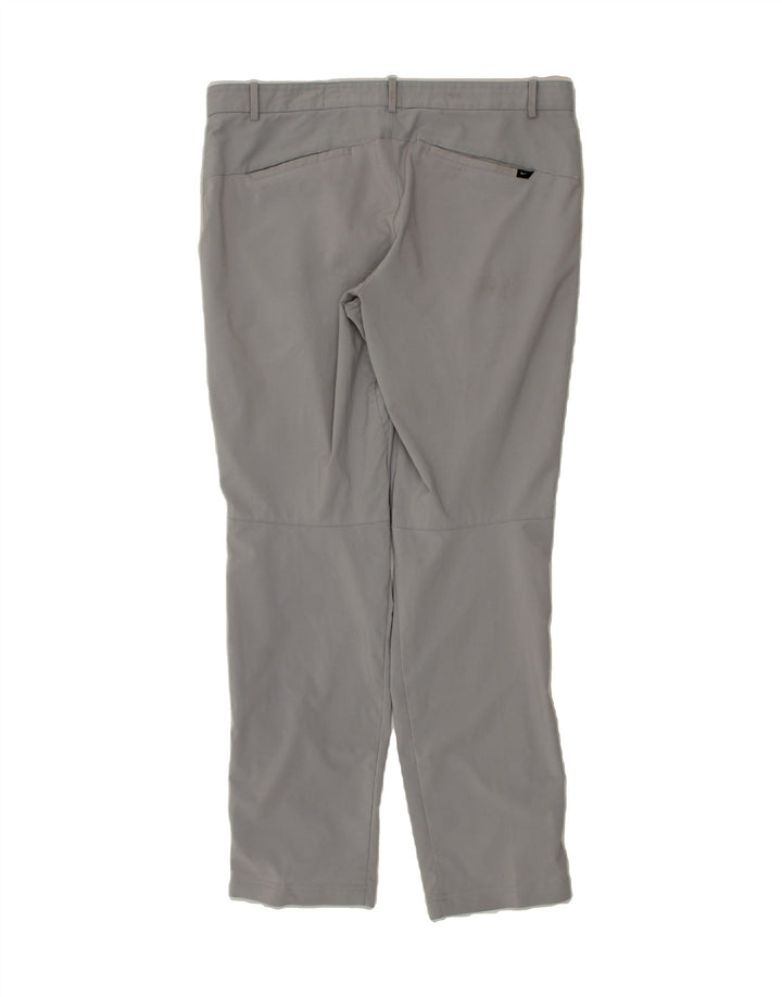 NIKE Womens Straight Hiking Trousers W36 L32  Grey Polyester Vintage Nike and Second-Hand Nike from Messina Hembry 