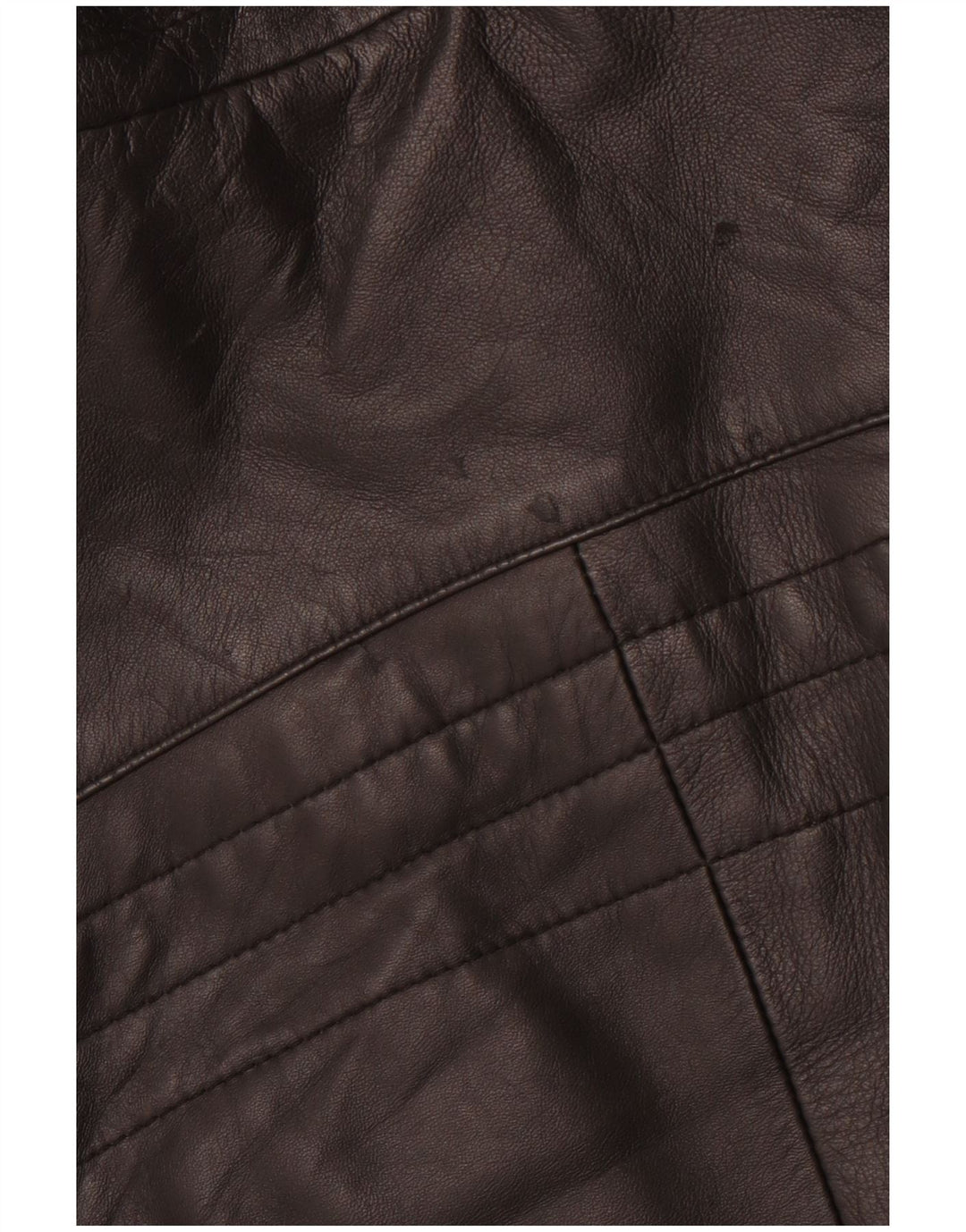 Jaqueta masculina de couro VINTAGE IT 54 2XL couro preto