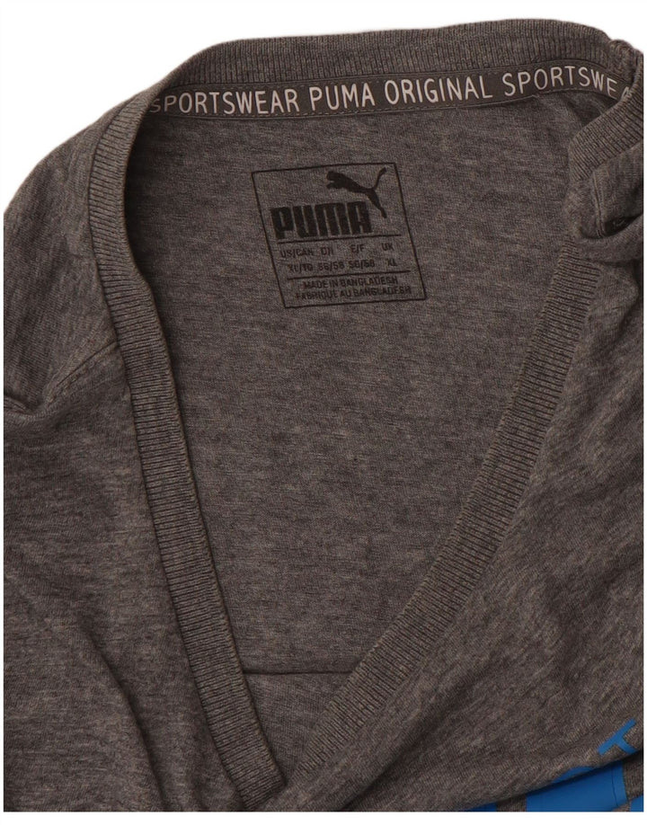 Camiseta masculina PUMA Graphic XL cinza