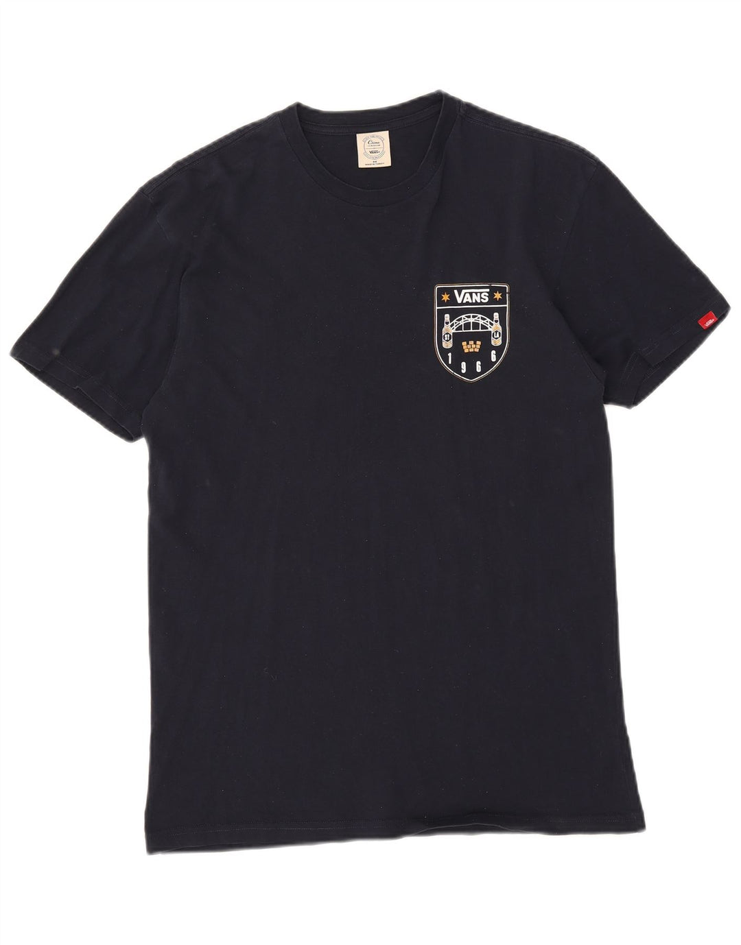 Camiseta Vans Masculina Graphic Top Médio Algodão Azul Marinho