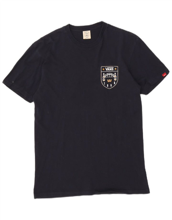 Camiseta Vans Masculina Graphic Top Médio Algodão Azul Marinho