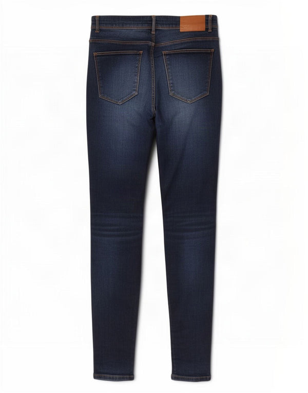 Zara Mulher Trafaluc Skinny Jeans EU 40 Médio W30 L30 Azul Marinho